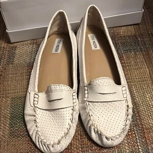 Steve Madden Women's White Loafers